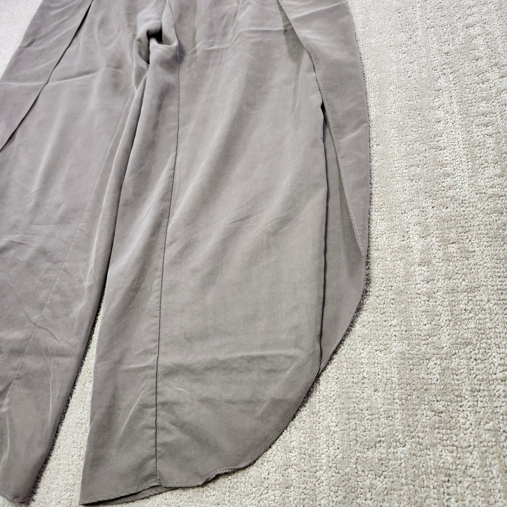 Anthropologie DREW Taupe Tulip Wide Leg Pants - Picture 2 of 11